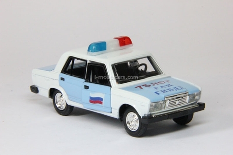 VAZ-2107 Lada GIBDD 75 years GAI Police  Agat Mossar Tantal 1:43