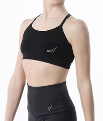 RG451.1-3 Топ-лиф с черными перекрёстными бретелями