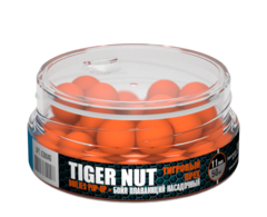 Бойлы насадочные плавающие Sonik Baits TIGER NUT Fluo Pop-ups 11мм 50мл (Орех тигровый)