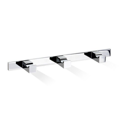 Decor Walther 0562100 Decor Walther Corner HAK3 Панель с 3 крючками 18x4см, цвет: хром