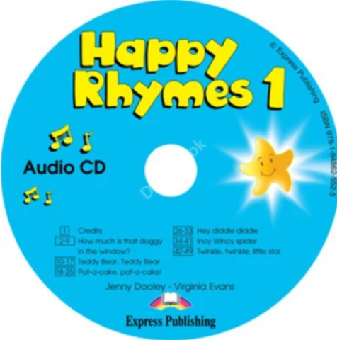 Jenny Dooley, Virginia Evans Happy Rhymes 1 (аудиокурс CD)