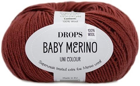 Пряжа Drops Baby Merino 51 бордо