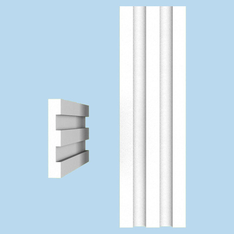 Pěnový plastový pilastr.