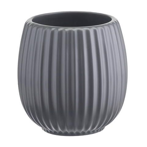 Горшок цветочный 1.2л Tkano Edge серый