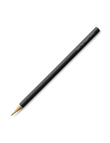 Запасные карандаши Graf von Faber-Castell (6 шт) для Perfect Pencil черные гильош без резьбы (118620)