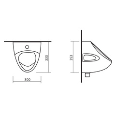 ПИССУАР SANITA ОРИОН