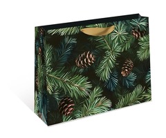 Сумка бумажная стандарт плюс НГ, 50*40*15 см