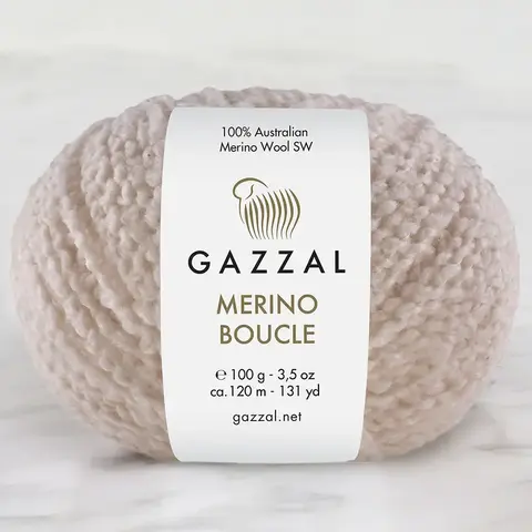Пряжа Gazzal Merino Boucle 3764