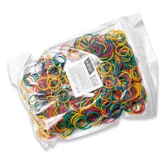 
          Резинки для денег банковские 18 мм, Alingar, 100 гр, цветные, зип - пакет, европодвес