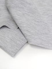 Светло-серый меланж Пике Double Face