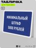 Табличка для парковки 