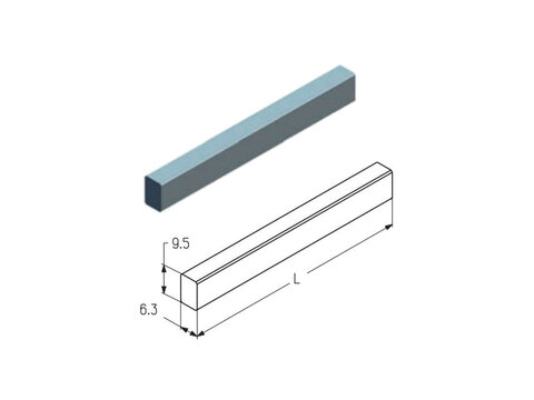 ALUTECH Шпонка SKH-75х10