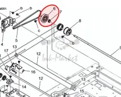 Konica Minolta Pulley 103T original A161275500