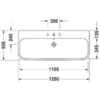 Раковина мебельная Duravit Happy D.2 2318120000