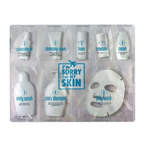 I'm Sorry For My Skin 8 Step Travel Jelly Mask - Набор для лица путешествие