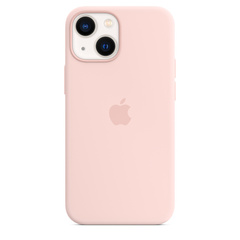 iPhone 13 mini Silicone Case with MagSafe Chalk Pink