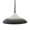 Светильник подвесной Sustainable, Ø44х19 см, черный/белый