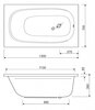 Cezares Передняя панель для акриловой ванны ECO-120-SCR-W37