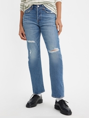 Женские прямые рваные джинсы Levi's Wedgie Straight 34964-0205