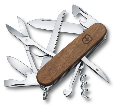 Складной нож Victorinox Huntsman (1.3711.63) 91 мм., 13 функций, ореховое дерево