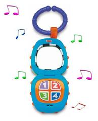 Fisher Price Музыкальный мобильный телефон 