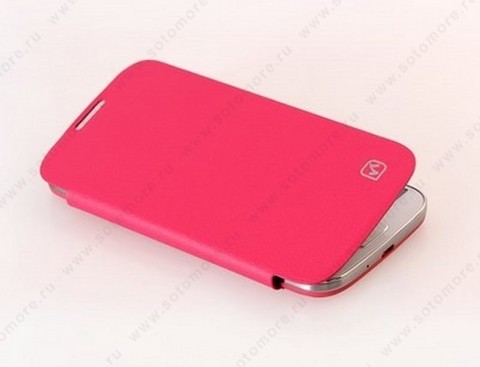 Чехол-книжка HOCO для Samsung Galaxy S4 i9500/ i9505 – HOCO Original series Classic Leather Case Rose Red