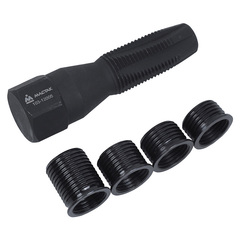 МАСТАК (103-12005) Метчик для восстановления свечной резьбы, набор ремонтных вставок (футорок), 5 предметов