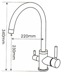 Смеситель Emar ЕС-3007 сатин