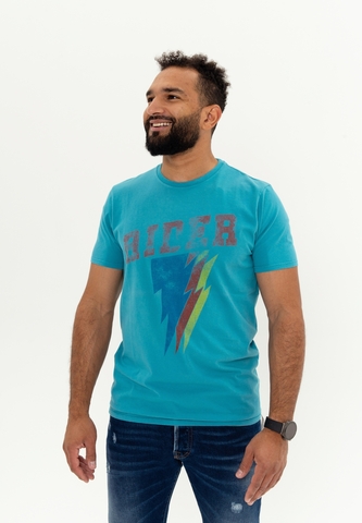 Футболка Bowery NYC "Rider" Pagoda Blue Vintage Pagoda Blue