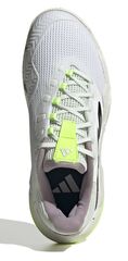 Женские теннисные кроссовки Adidas Barricade 13 - cloud white/core black/crystal jade