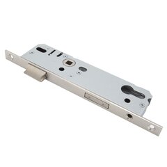 Замок под цилиндр узкопрофильный L155-35 SN матовый никель