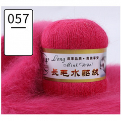 Пряжа "Норка" длинноворсовая, Пух норки-90 % Полиамид-10 %