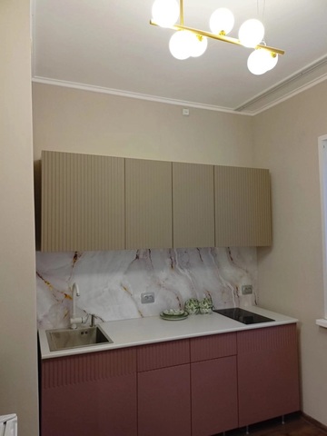 Кухня Оливия 2.0 м шарли pink / шарли мокко