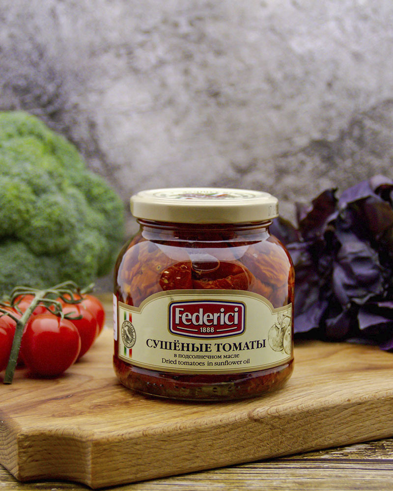 Сушеные томаты в подсолнечном масле Federici 280 гр.