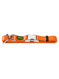 Hunter ошейник для собак ALU-Strong M (40-55 см) нейлон с металлической застежкой оранжевый
