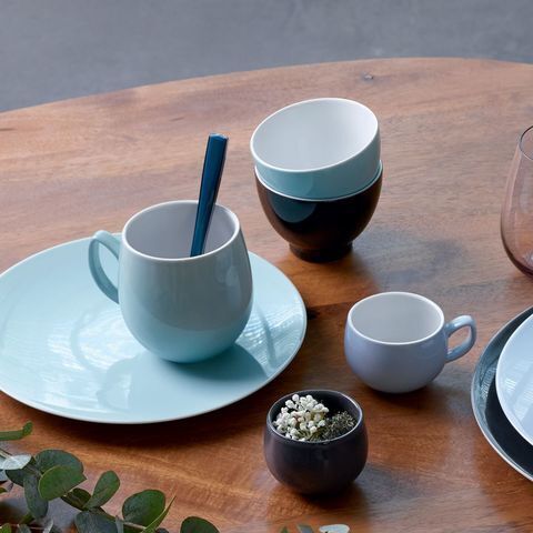 Блюдце 18см к чашке чайной Guy Degrenne Salam белое