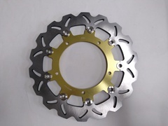 Диск тормозной передний на YAMAHA YZF R3 320, MT03  ABS 320, YZF R6, FZ6, XJ6 DIVERSION, MT03  660, MT-09 / ABS 850, TRACER 900, XSR ABS золотой