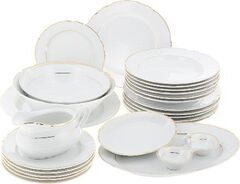 Тарелка мелкая d=17 см, 6 шт  Голубка  №1719  Классик  1035481