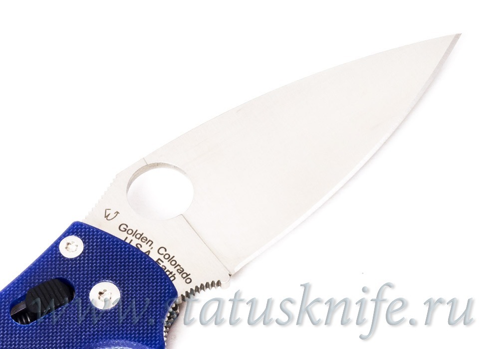 Нож Spyderco Manix 2 S110V темно-синяя рукоять C101GPDBL2