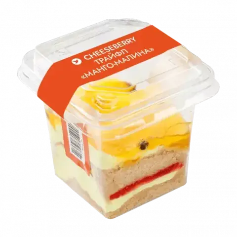 Пирожное Трайфл «Манго - малина» 1.2кг(12шт*100гр)