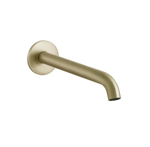 Gessi Flessa Излив 25см., подвесной, цвет: Brass Brushed Pvd