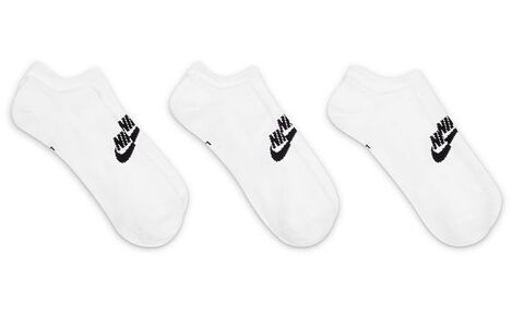 Носки теннисные Nike Sportswear Everyday Essential No Show 3P - white/black