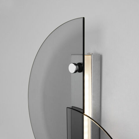 Настенный светодиодный светильник Eurosvet Colour 40160 LED прозрачный