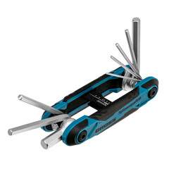 16412 Набор ключей имбусовых HEX, 1,5-8 мм, CrV, складные, 8