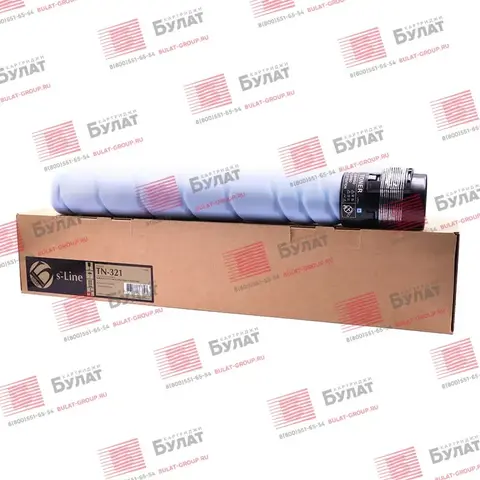 Тонер-картридж БУЛАТ s-Line TN-321C для Konica Minolta bizhub C224, bizhub C284 (Голубой, 25000 стр.)