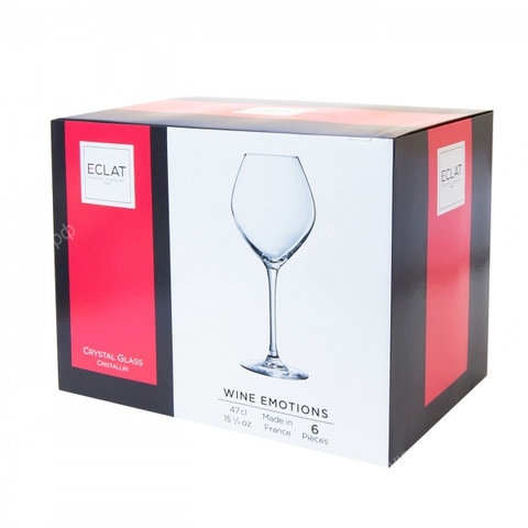 Набор бокалов для белого вина Eclat Cda Paris Wine Emotions 470 мл (6 шт) - купить 1