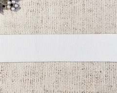 Резинка тканая с уплотн., ш. 3 см, пр-во Россия, белый