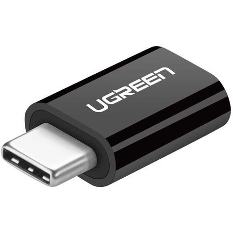 Адаптер UGREEN USB-C to Micro USB Adapter, черный US157