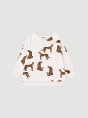 Свитшот оверсайз Mjölk Гепарды