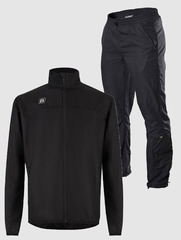 Костюм беговой Noname Strike Endurance black с прямыми брюками
